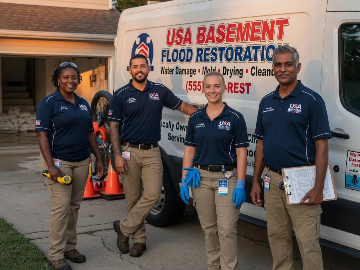 Basement Flood Cleanup company in West Point, IL
