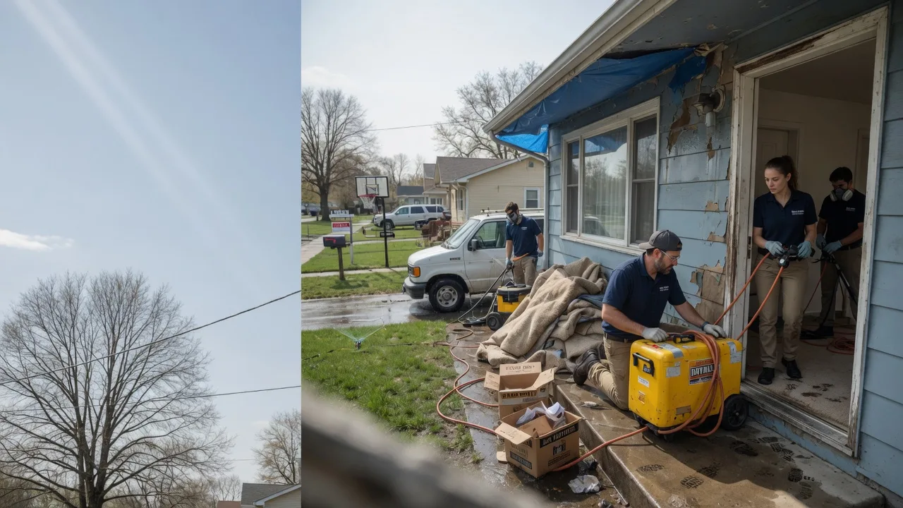 Basement Flood Cleanup in West Point, IL near me